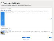 Tablet Screenshot of elcantardelalluvia.cl